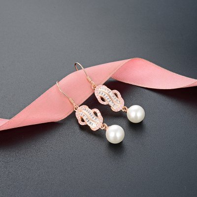 Fashion 925 Sterling Silver Drop Earrings